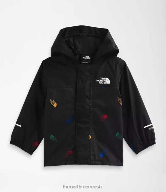 beebi antora vihmajope The North Face VJRZH588 Riietus tnf musta viskatud logo ruudustiku trükk