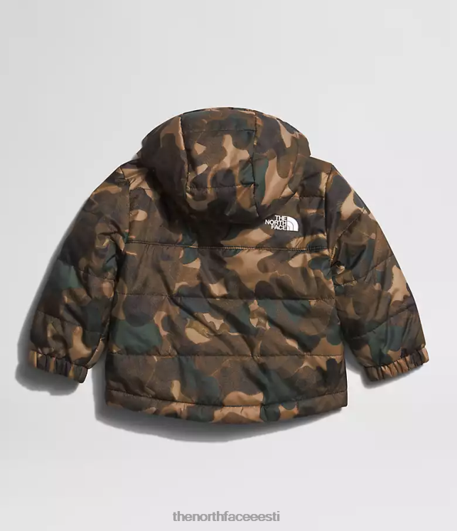beebi ümberpööratav mt chimbo täistõmblukuga kapuutsiga jope The North Face VJRZH867 Riietus kasulik pruun camo tekstuur väikeses kirjas