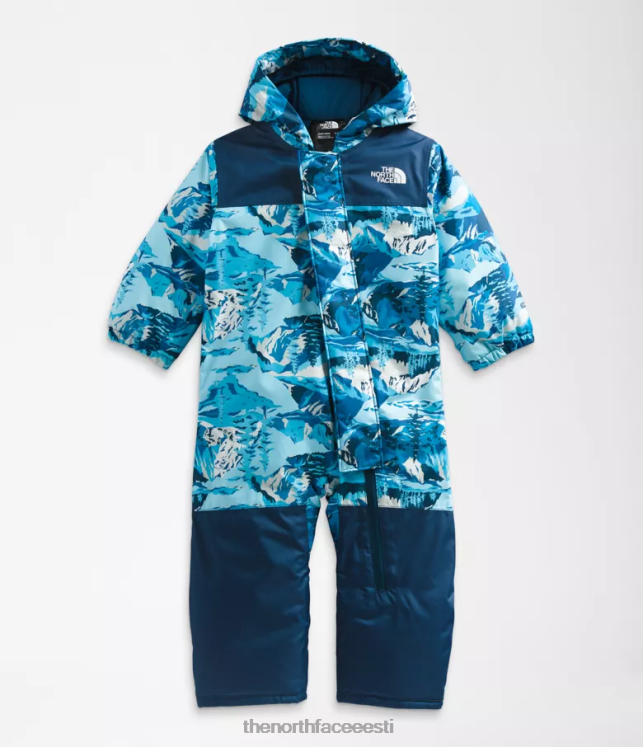 beebi vabaduse lumeülikond The North Face VJRZH276 Riietus akustiline sinine lumetipp mägede print
