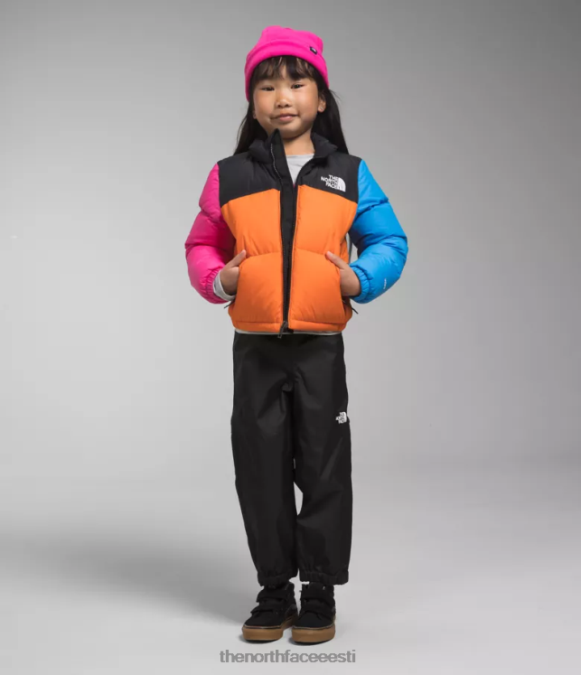 lapsed 1996 aasta retro nuptse jope The North Face VJRZH530 Riietus mandariin