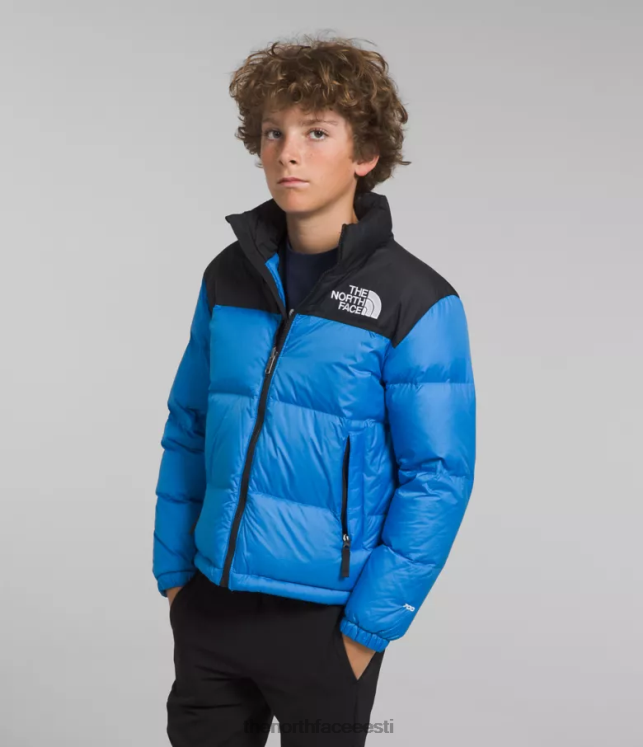 lapsed 1996 aasta retro nuptse jope The North Face VJRZH907 Riietus superheli sinine