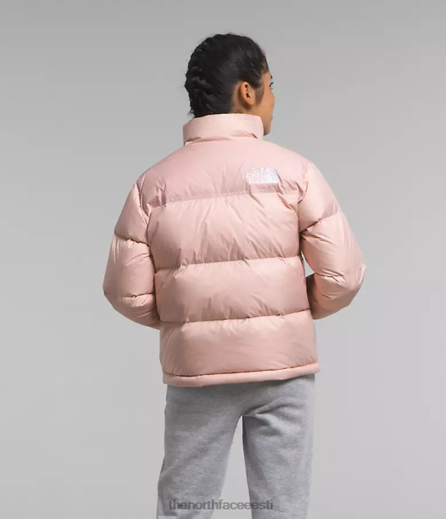 lapsed 1996 aasta retro nuptse jope The North Face VJRZH912 Riietus roosa sammal