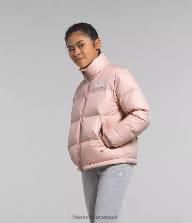 lapsed 1996 aasta retro nuptse jope The North Face VJRZH912 Riietus roosa sammal