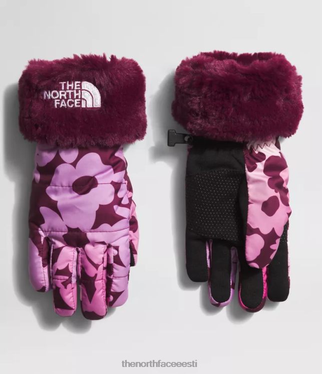 lapsed samblakeerisega kindad The North Face VJRZH461 tarvik boysenberry gradient lilleprint