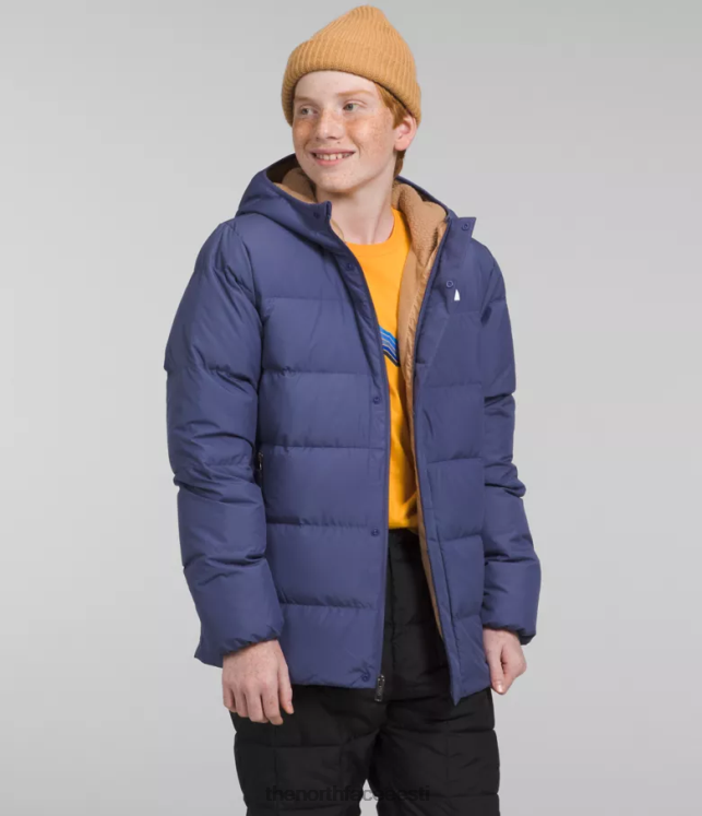 lapsed põhja alla fliisvoodriga parka The North Face VJRZH688 Riietus koobas sinine