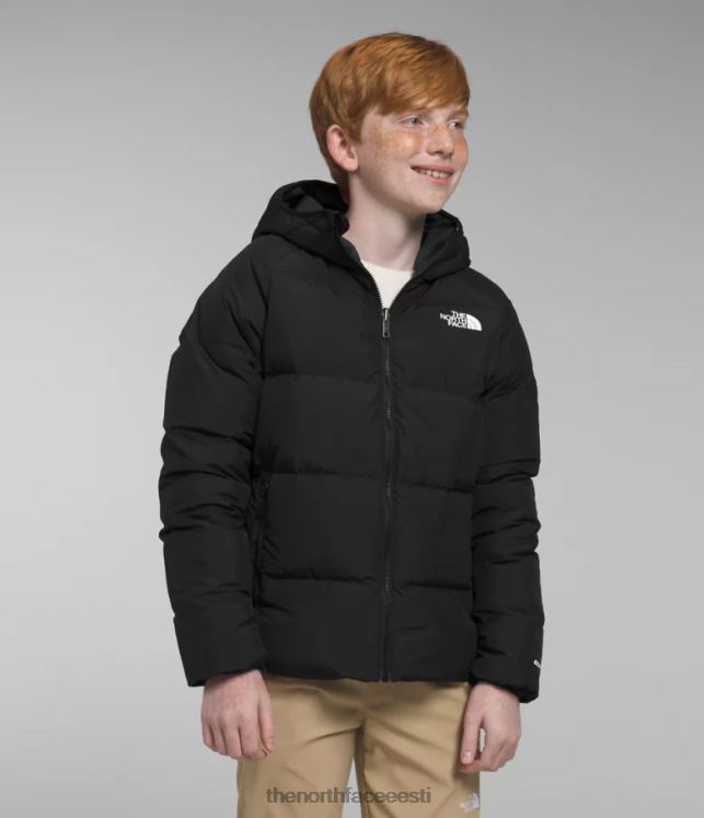 lapsed pööratav põhjakauputsiga jope The North Face VJRZH818 Riietus tnf must