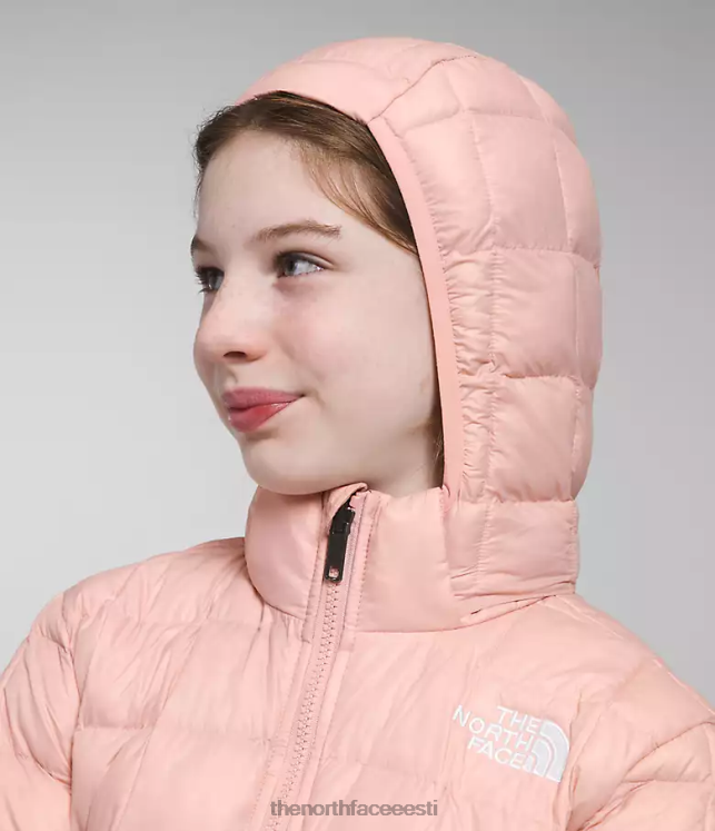lapsed termopalli kapuutsiga jope The North Face VJRZH180 Riietus roosa sammal