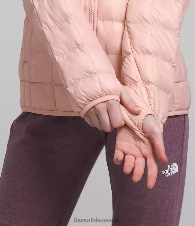 lapsed termopalli kapuutsiga jope The North Face VJRZH180 Riietus roosa sammal