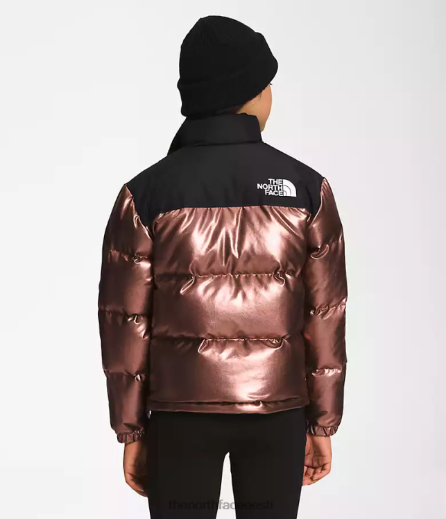 lapsed trükitud 1996 retro nuptse jakk The North Face VJRZH687 Riietus tume tamm metallik