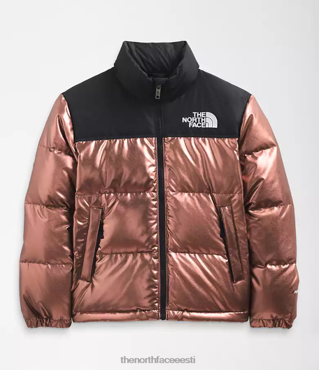 lapsed trükitud 1996 retro nuptse jakk The North Face VJRZH687 Riietus tume tamm metallik