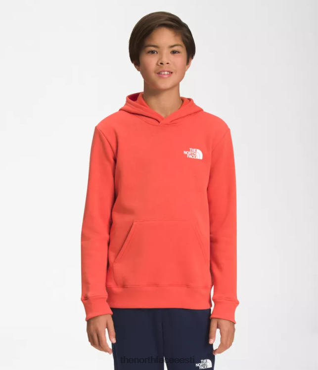 lapsed camp fliisist pullover-hoodie The North Face VJRZH1105 Riietus retro oranž