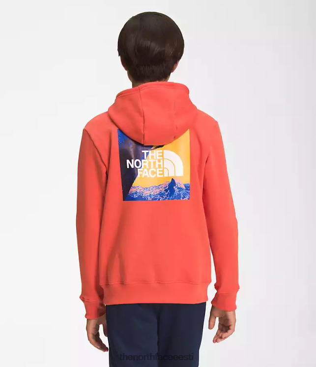 lapsed camp fliisist pullover-hoodie The North Face VJRZH1105 Riietus retro oranž