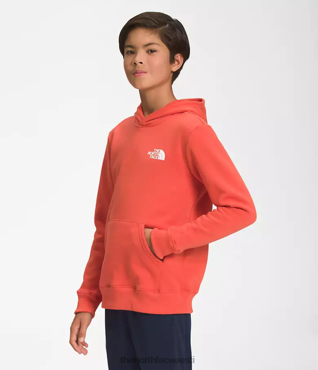lapsed camp fliisist pullover-hoodie The North Face VJRZH1105 Riietus retro oranž