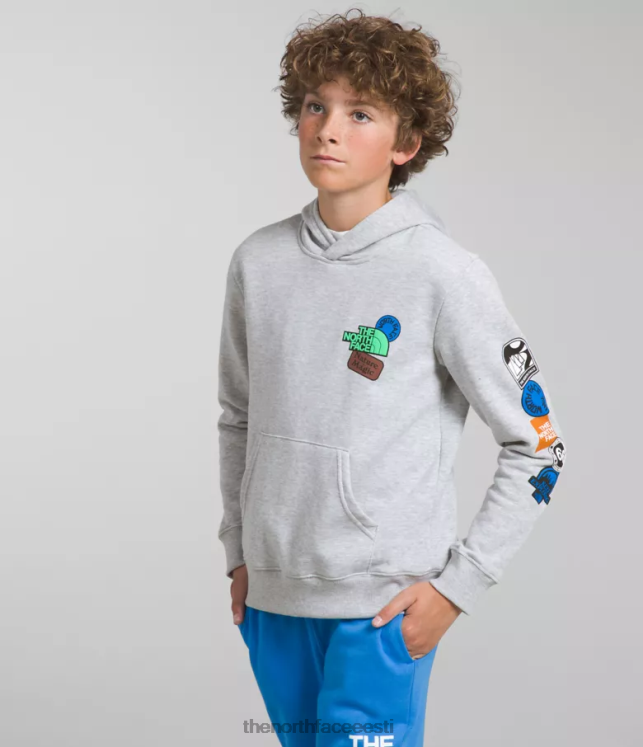 lapsed camp fliisist pullover-hoodie The North Face VJRZH1108 Riietus tnf helehall kanarbik/optiline sinine