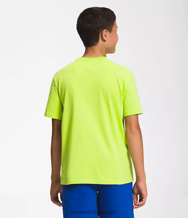 lapsed lühikeste varrukatega graafiline trikoo The North Face VJRZH1060 Riietus led kollane/tnf must/summit navy