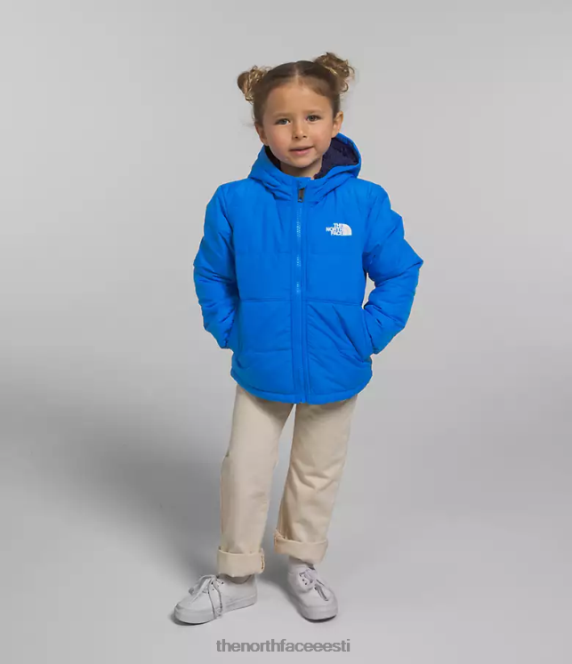 lapsed ümberpööratav mt chimbo täistõmblukuga kapuutsiga jope The North Face VJRZH635 Riietus optiline sinine