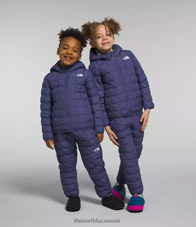 lapsed ümberpööratav termokuuli kapuutsiga jope The North Face VJRZH1237 Riietus koobas sinine