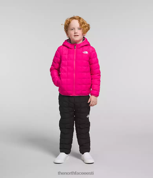 lapsed ümberpööratav termokuuli kapuutsiga jope The North Face VJRZH1239 Riietus härra. roosa