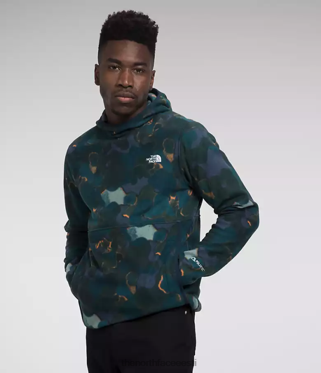 mehed alpine polartec 100 pullover The North Face VJRZH116 Riietus Summit Navy Camo tekstuuritrükk