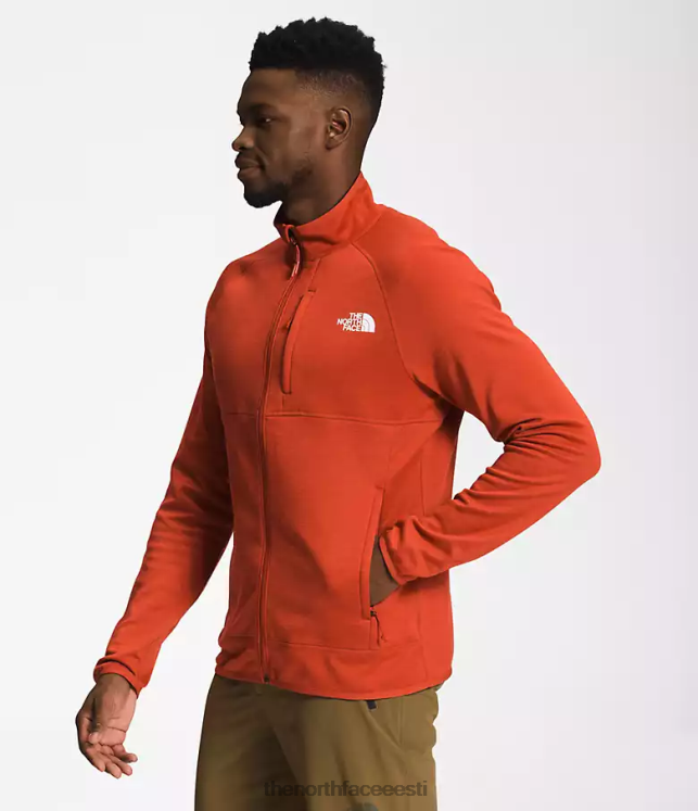 mehed Canyonlandsi täistõmblukuga The North Face VJRZH953 Riietus roostetanud pronkskanarbik