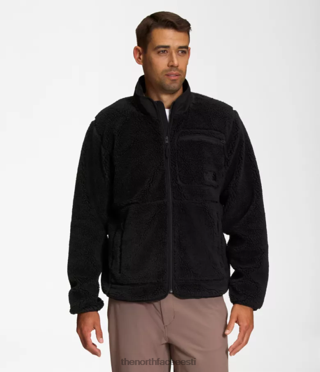 mehed Extreme pile täistõmblukuga jope The North Face VJRZH546 Riietus tnf must