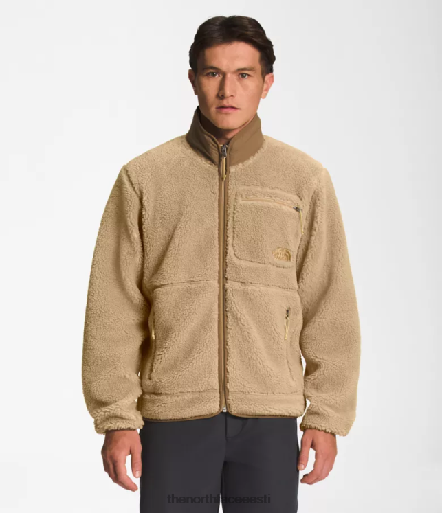 mehed Extreme pile täistõmblukuga jope The North Face VJRZH548 Riietus khaki kivi/tarbepruun
