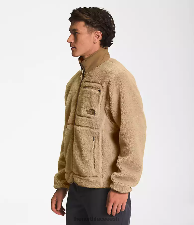 mehed Extreme pile täistõmblukuga jope The North Face VJRZH548 Riietus khaki kivi/tarbepruun