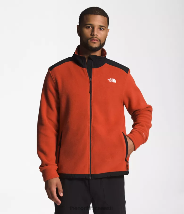 mehed alpine polartec 200 täistõmblukuga jope The North Face VJRZH541 Riietus roostetanud pronks/tnf must