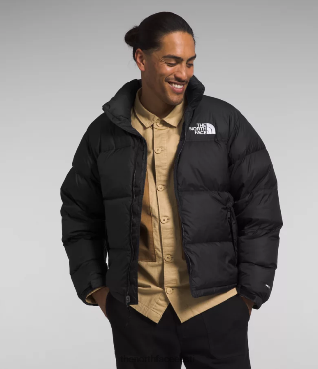 mehed 1996 aasta retro nuptse jope The North Face VJRZH468 Riietus taaskasutatud tnf must