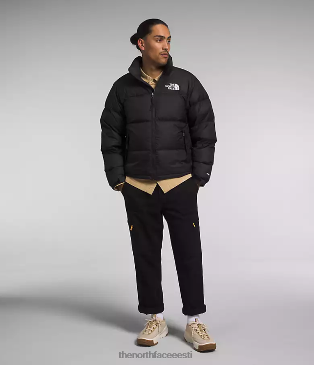 mehed 1996 aasta retro nuptse jope The North Face VJRZH468 Riietus taaskasutatud tnf must