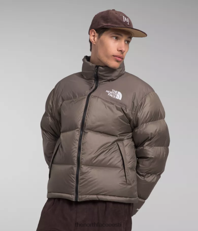 mehed 1996 aasta retro nuptse jope The North Face VJRZH470 Riietus pistriku pruun