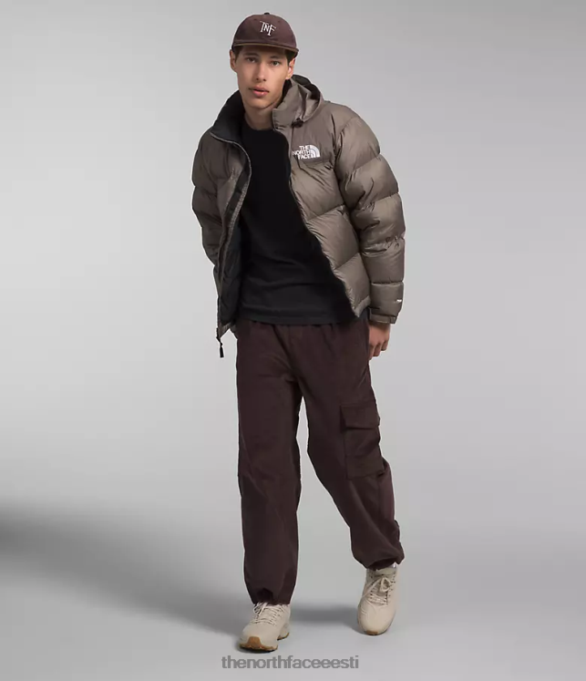 mehed 1996 aasta retro nuptse jope The North Face VJRZH470 Riietus pistriku pruun