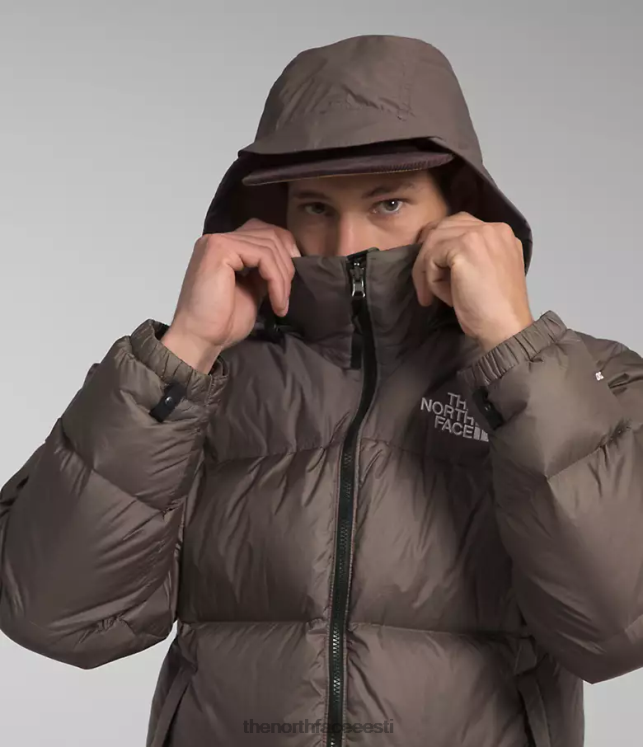 mehed 1996 aasta retro nuptse jope The North Face VJRZH470 Riietus pistriku pruun