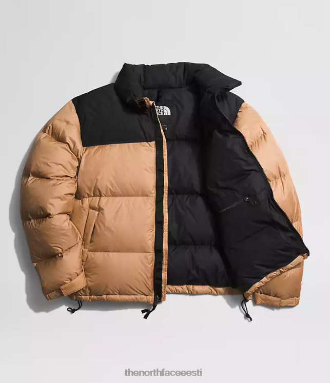 mehed 1996 aasta retro nuptse jope The North Face VJRZH471 Riietus mandlivõi/tnf must
