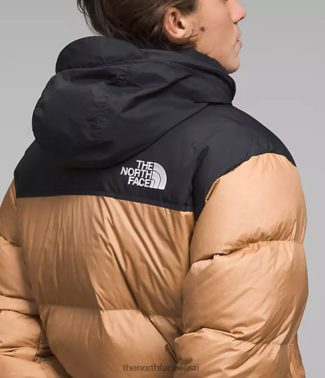mehed 1996 aasta retro nuptse jope The North Face VJRZH471 Riietus mandlivõi/tnf must