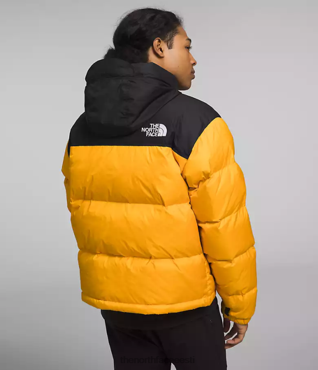 mehed 1996 aasta retro nuptse jope The North Face VJRZH472 Riietus tipp kuld/tnf must