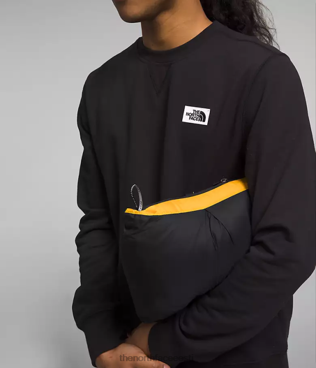 mehed 1996 aasta retro nuptse jope The North Face VJRZH472 Riietus tipp kuld/tnf must