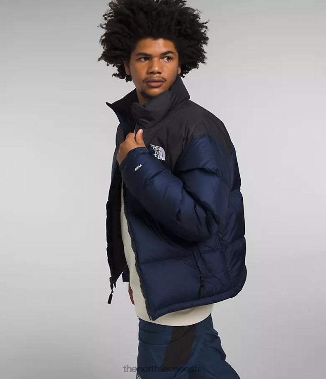 mehed 1996 aasta retro nuptse jope The North Face VJRZH473 Riietus Summit Navy/tnf must