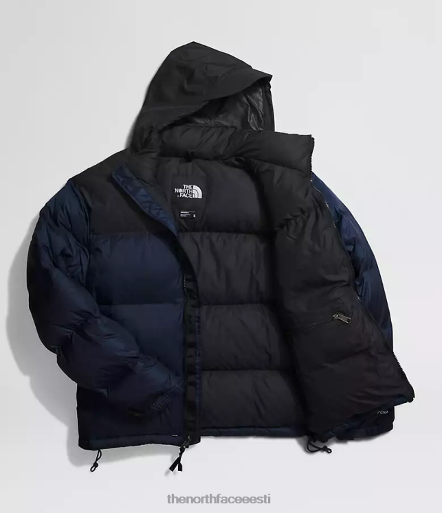 mehed 1996 aasta retro nuptse jope The North Face VJRZH473 Riietus Summit Navy/tnf must