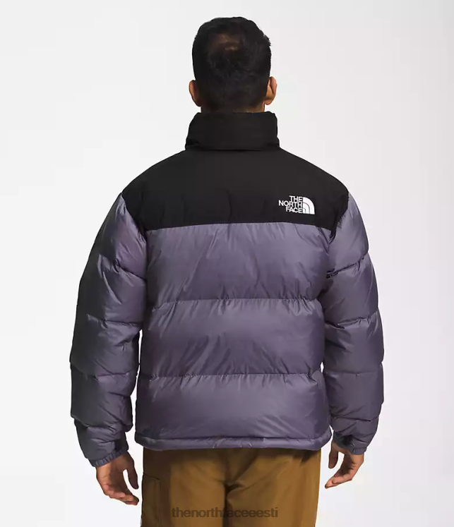 mehed 1996 aasta retro nuptse jope The North Face VJRZH474 Riietus Kuu kiltkivi/tnf must