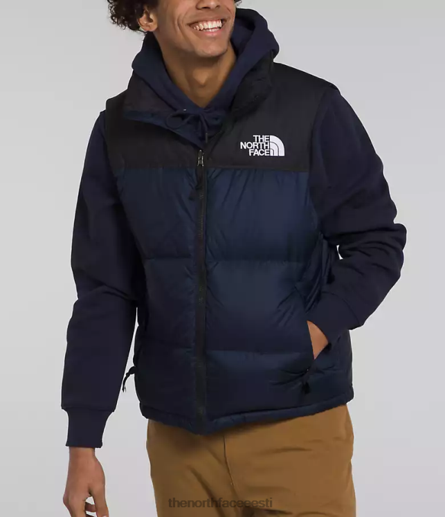 mehed 1996 retro nuptse vest The North Face VJRZH292 Riietus Summit Navy/tnf must