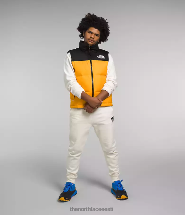 mehed 1996 retro nuptse vest The North Face VJRZH293 Riietus tipp kuld/tnf must