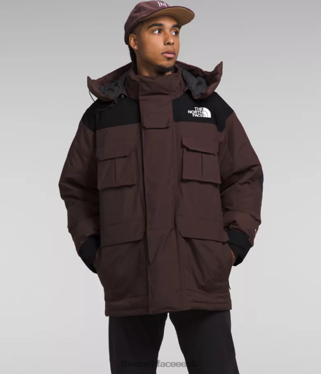 mehed coldworks soojustatud park The North Face VJRZH1244 Riietus kivisöepruun/tnf must
