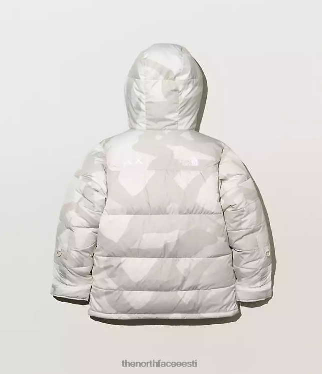 mehed tnf x kaws retro 1994. aasta Himaalaja parka The North Face VJRZH143 Riietus kw kuuvalgus elevandiluu hüm print