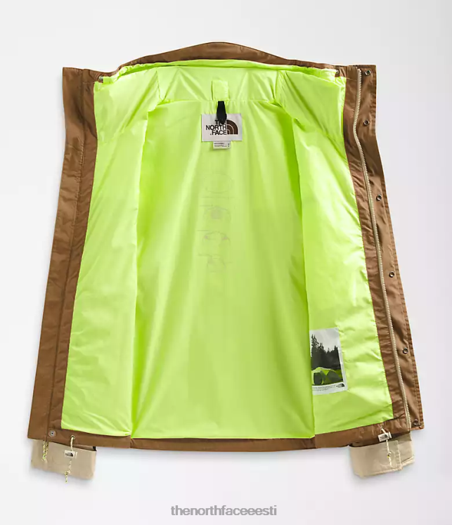 mehed 86 madala fiifikatsiooniga hi-tek mägijakk The North Face VJRZH204 Riietus kommunaalpruun/kruus