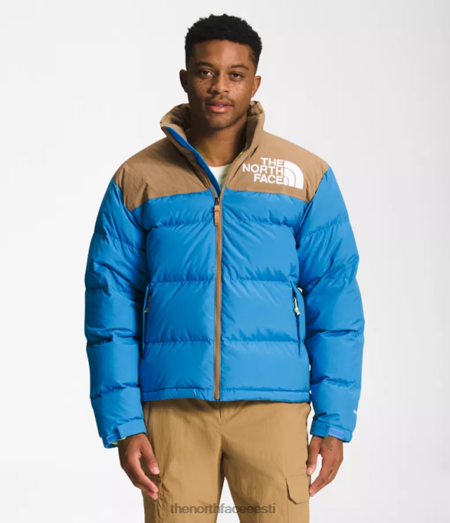 mehed 92 low-fi hi-tek nuptse The North Face VJRZH828 Riietus superheli sinine/kasulik pruun