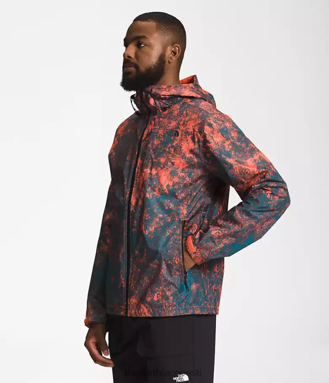 mehed alta vista jope The North Face VJRZH1252 Riietus retrooranž hüperroki print