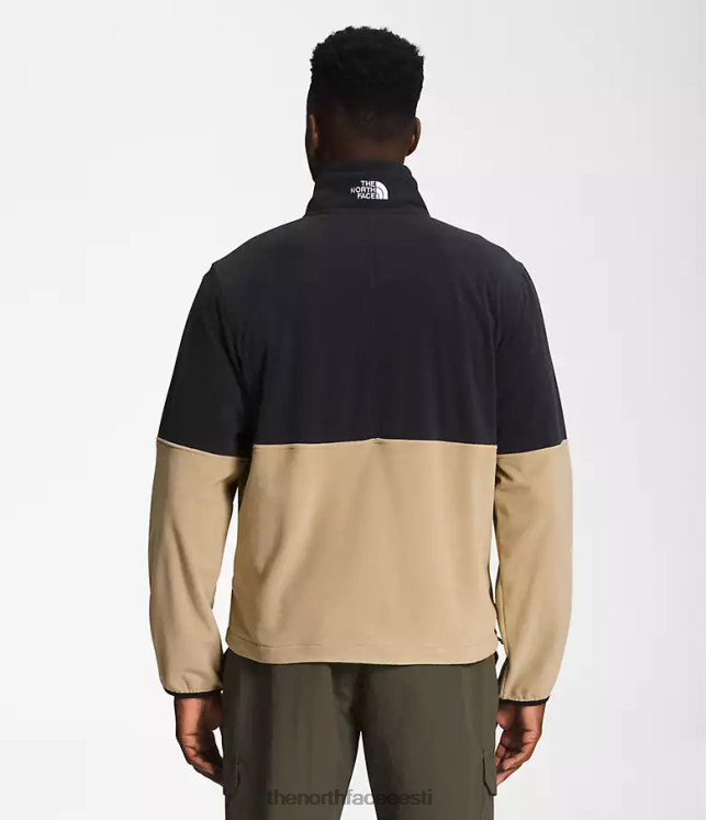 mehed tnf polartec 100 täistõmblukuga The North Face VJRZH483 Riietus khaki kivi/tnf must