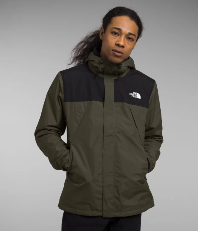 mehed antora trikliima The North Face VJRZH1002 Riietus uus taupe roheline/tnf must