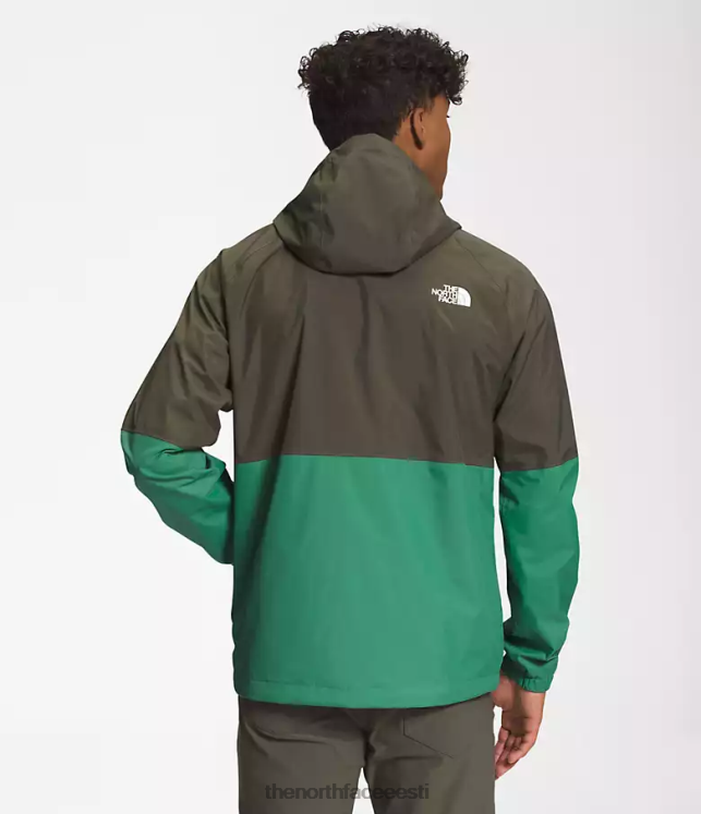 mehed antora vihmaga kapuuts The North Face VJRZH1202 Riietus uus taupe roheline/sügav mururoheline